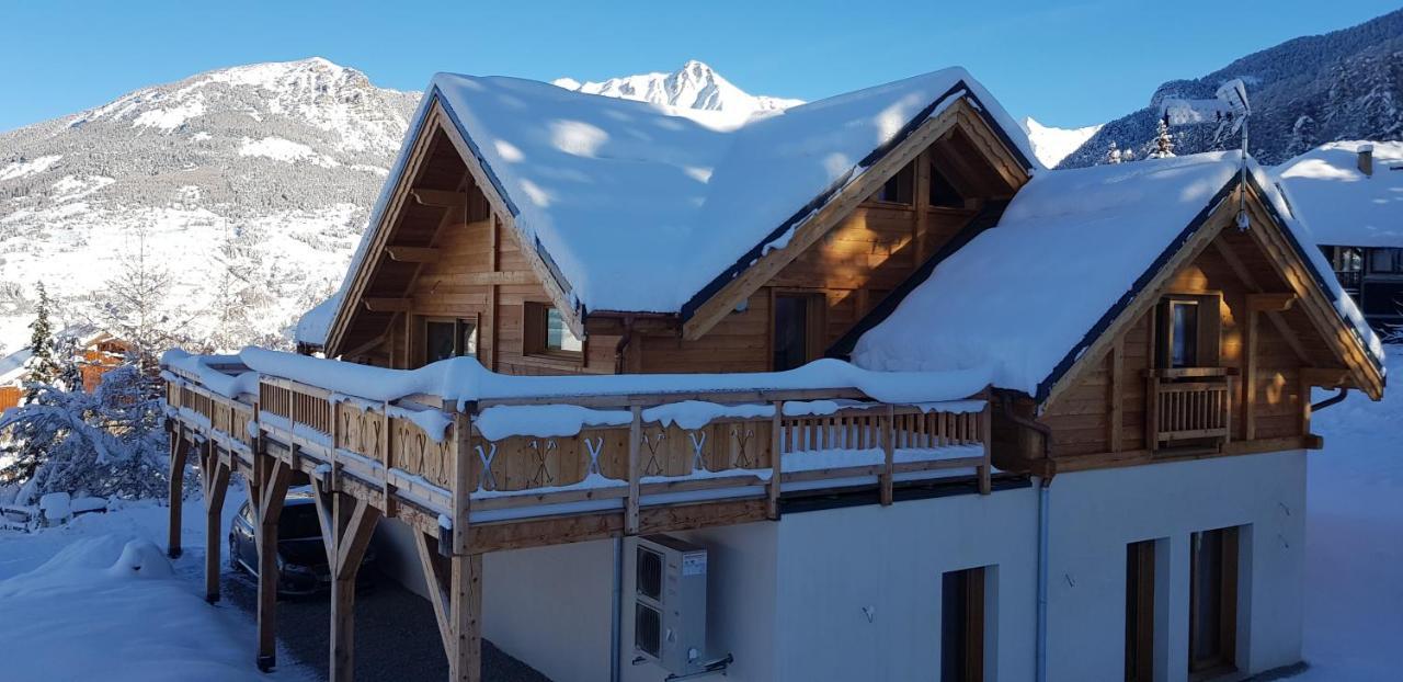 Chalet 19 Personnes Le Petit Mozart Villa Les Orres Exteriör bild