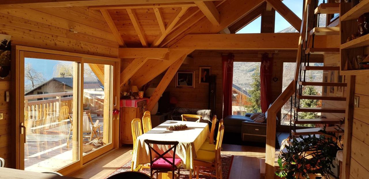 Chalet 19 Personnes Le Petit Mozart Villa Les Orres Exteriör bild
